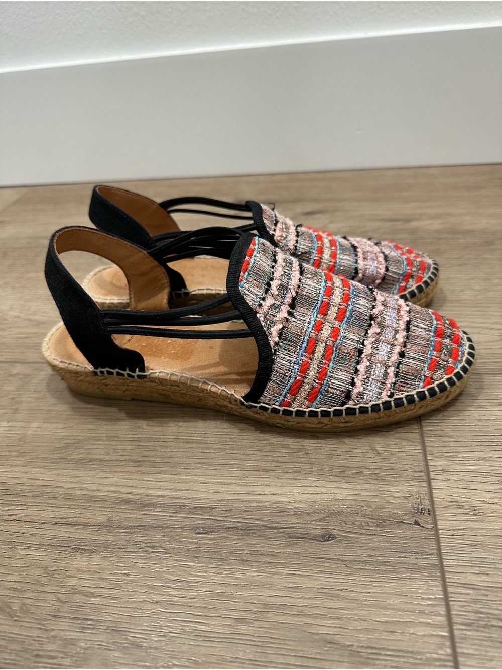 Toni Pons Etna Noa Espadrille in Multi-Color size 39 8-8.5 woven vacation sandal